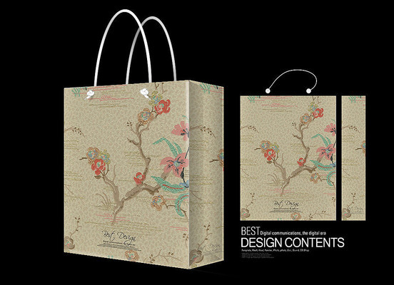 禮贈的藝術(shù) 精美禮品袋與花卉的完美結(jié)合